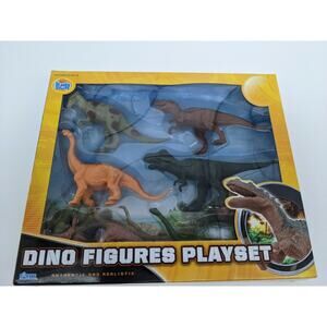 Plastic Dinosaur Figures - 6 Pack